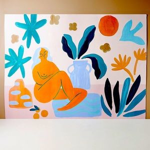 Anthropologie Mesa Mural (discontinued) RARE